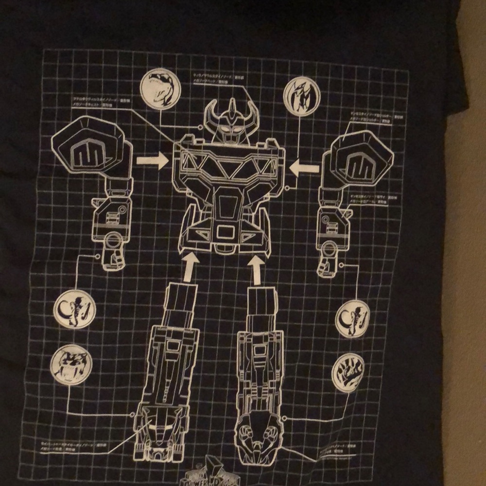 Rock Me Power Rangers T-shirt